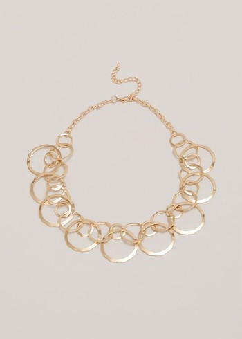 Phase Eight Multi Link Circle Jewellery Gold Australia | XE5436701